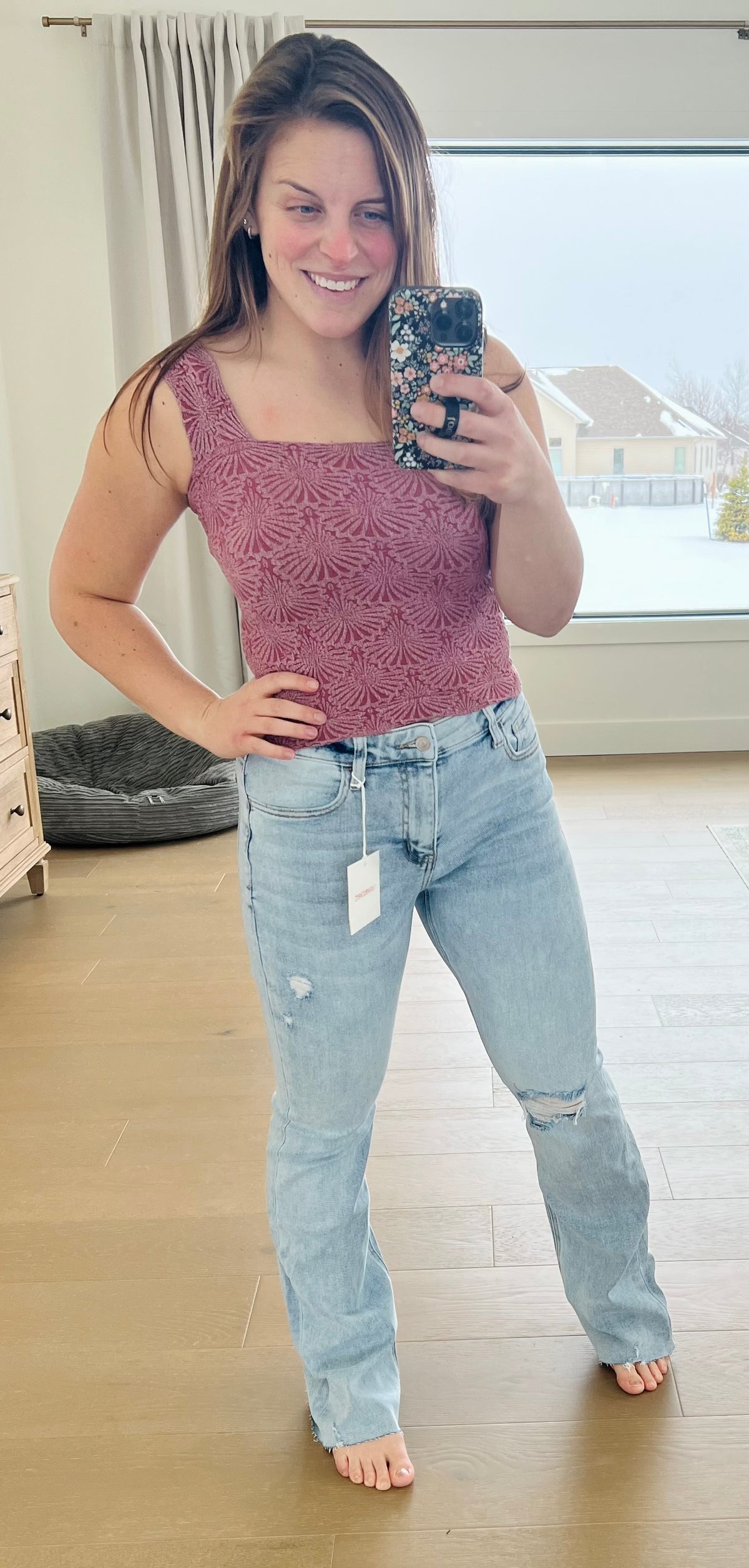 The April Floral Tank