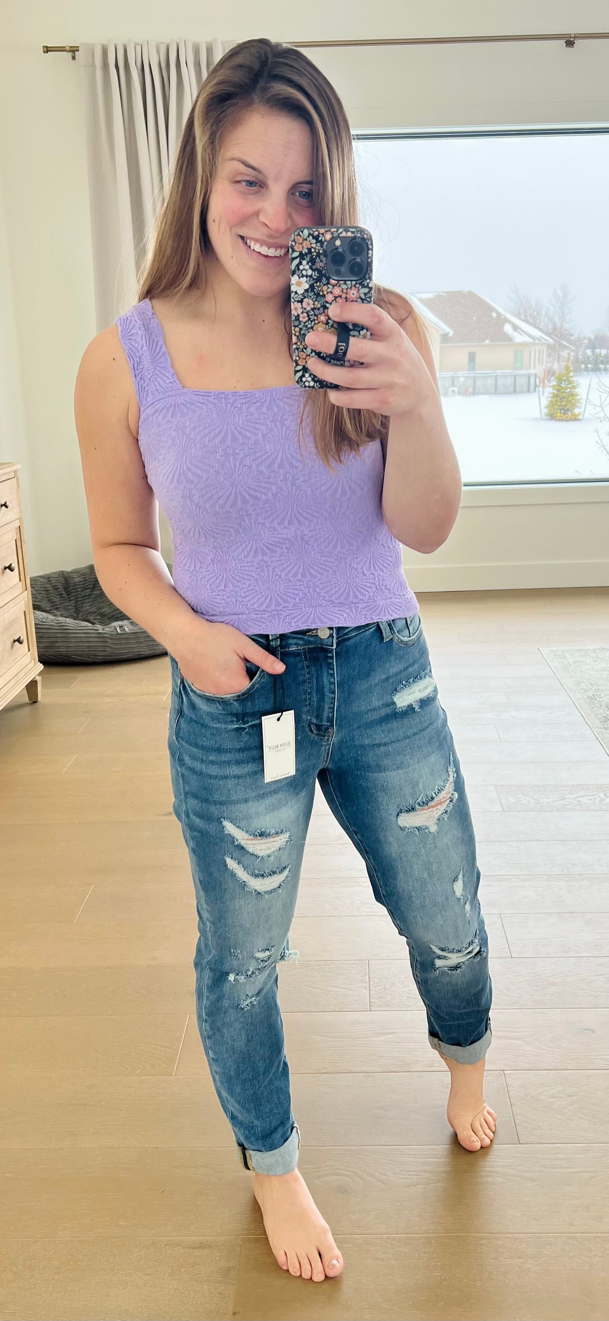 The April Floral Tank