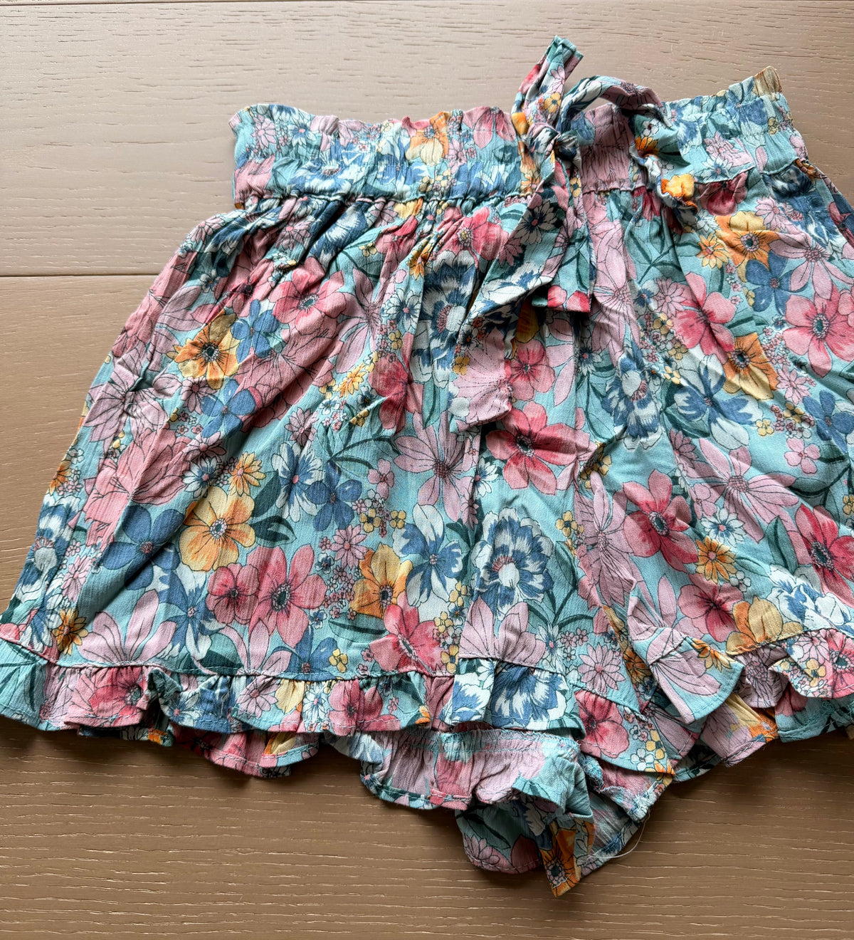 The Maui Tie Floral Shorts