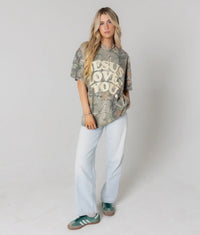 Jesus Loves You Oversized Tee