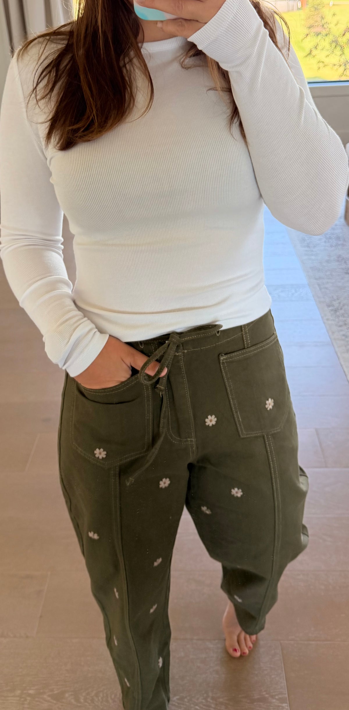 The Daisy Barrel Leg Pants