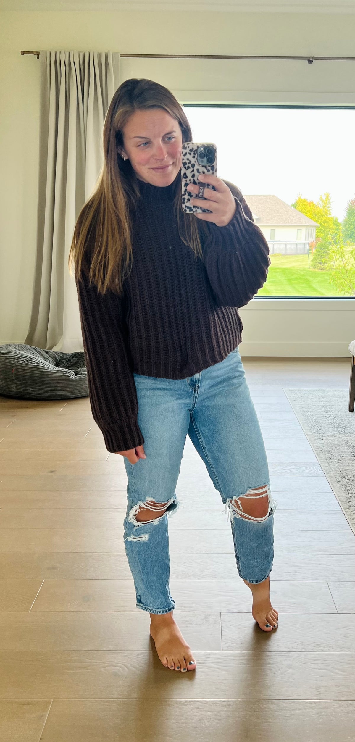 The Espresso Chunky Knit Sweater