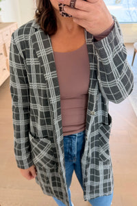 The Lucy Plaid Blazer Jacket