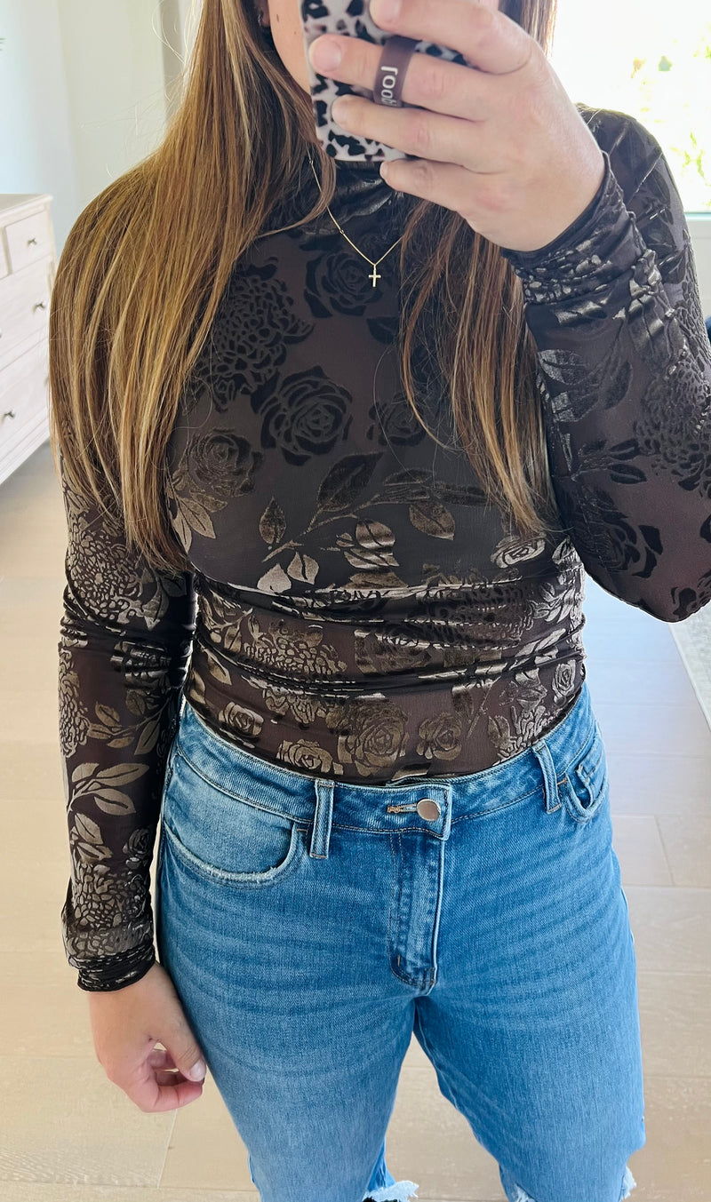 The Promiscuous Burnout Velvet Top