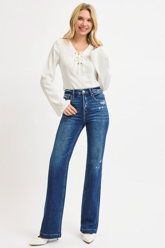 The Aylee Highrise Straight Jeans