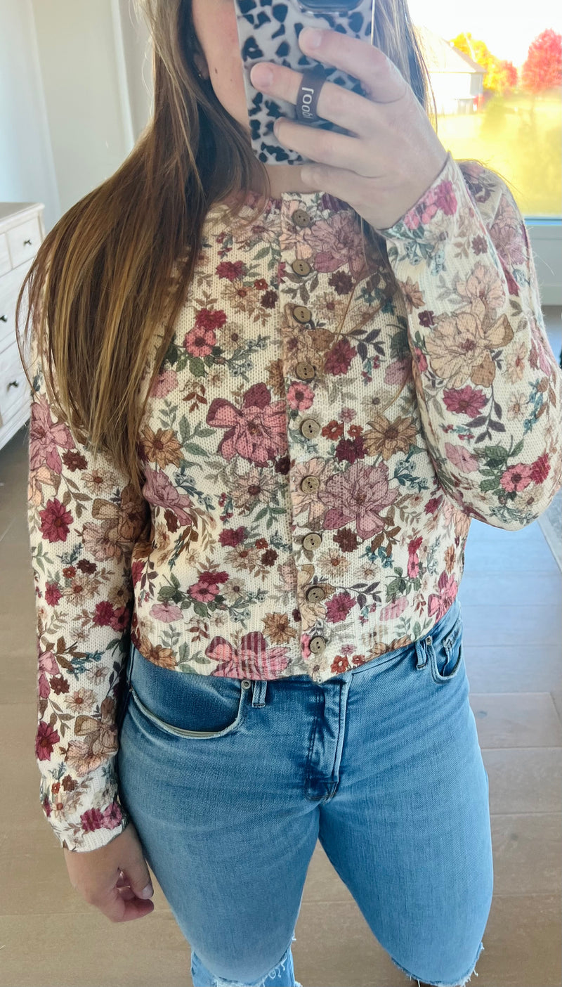 The Vintage Floral Cardigan