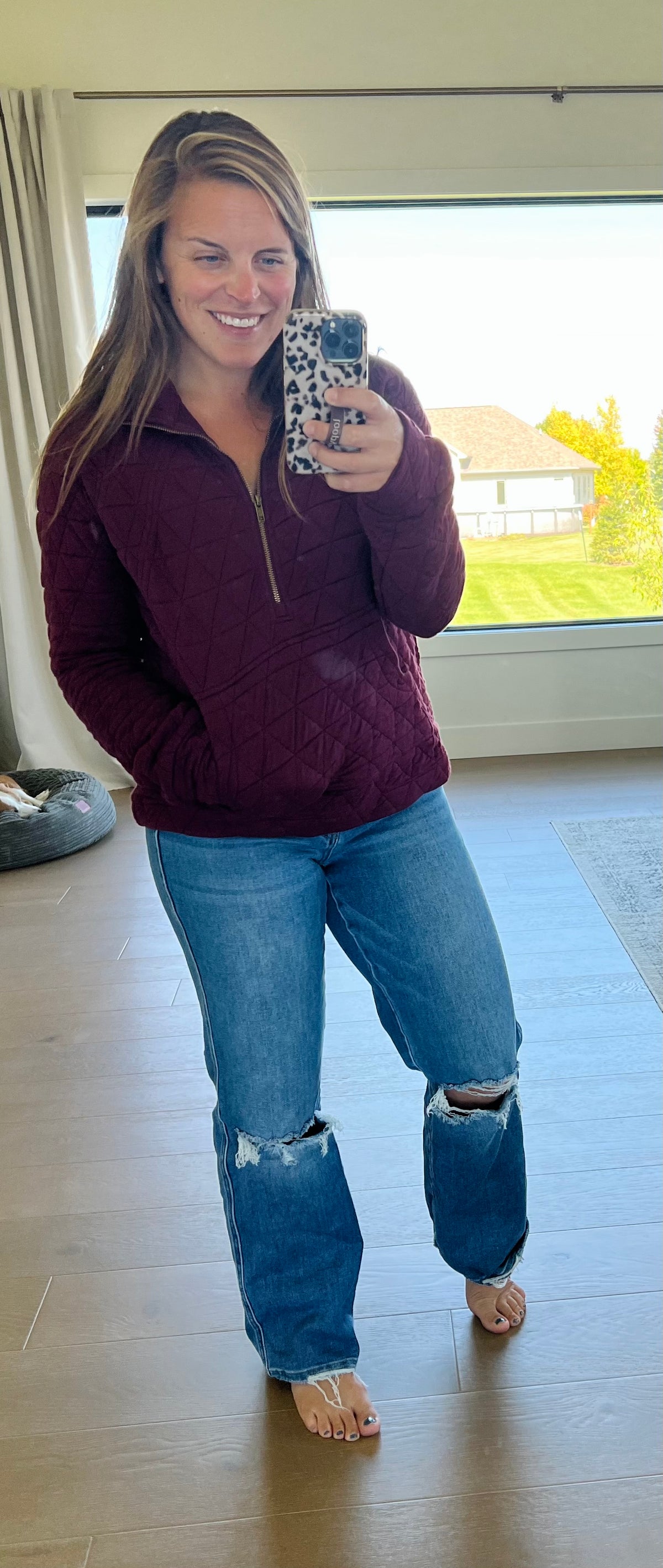 The Katrina Quilted Pullover