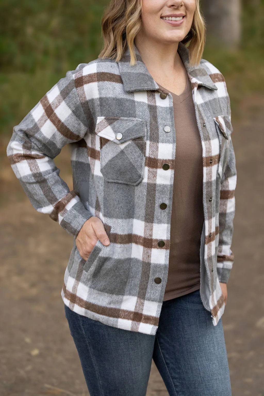 The Norah Plaid Shacket