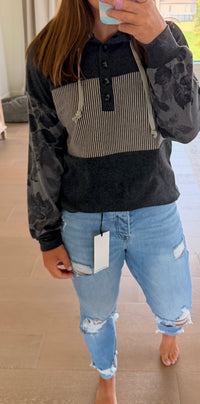 The Luna Floral Printed Hoodie