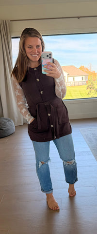 The Rachel Tie Sweater