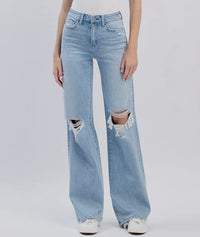 The Rosie Highrise Wide Leg Jeans