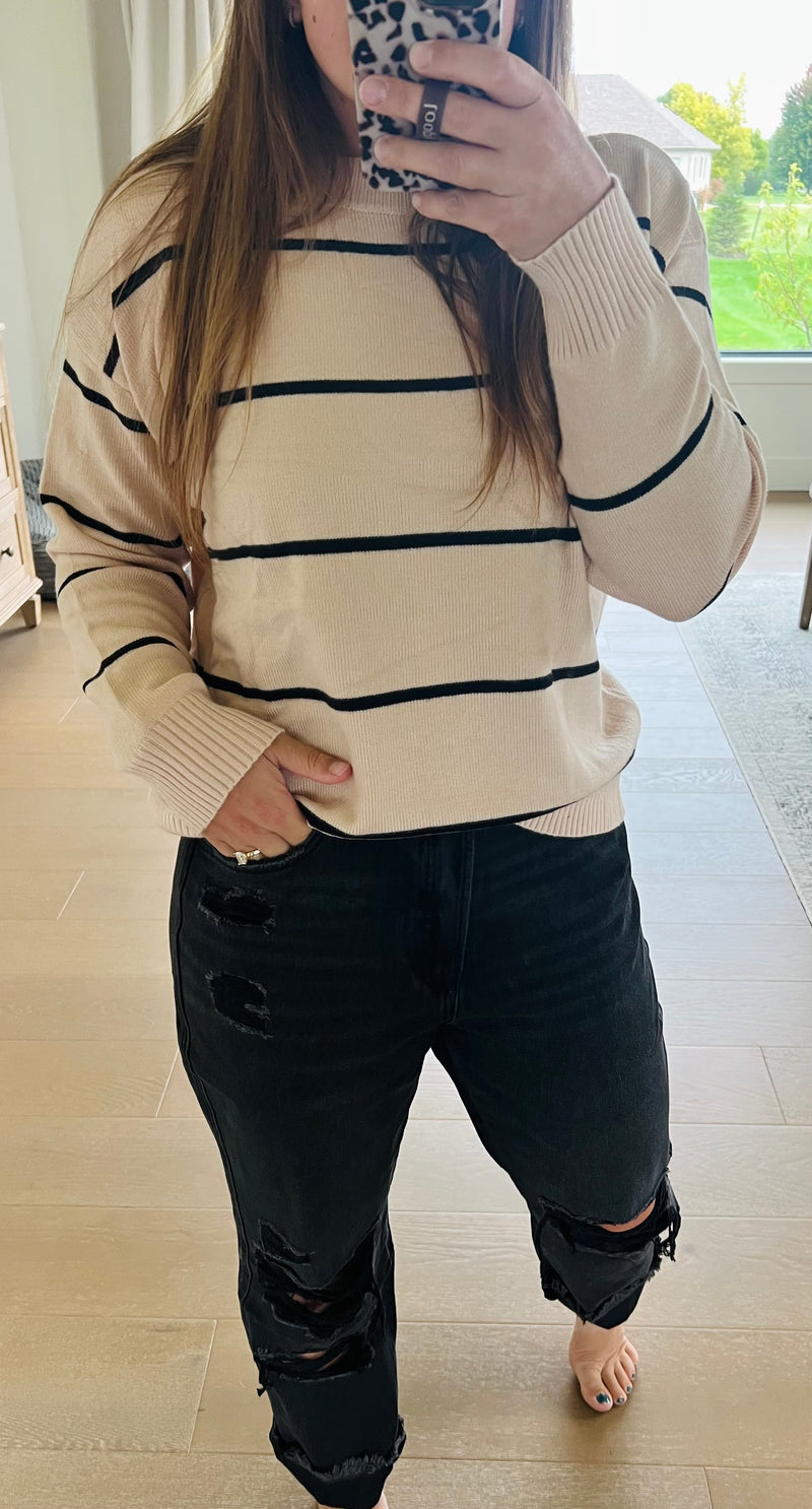 The Rebellious Black Denim Jeans