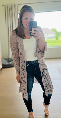 The Josie Crochet Cardigan