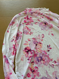 The Rochelle Floral Mesh Top