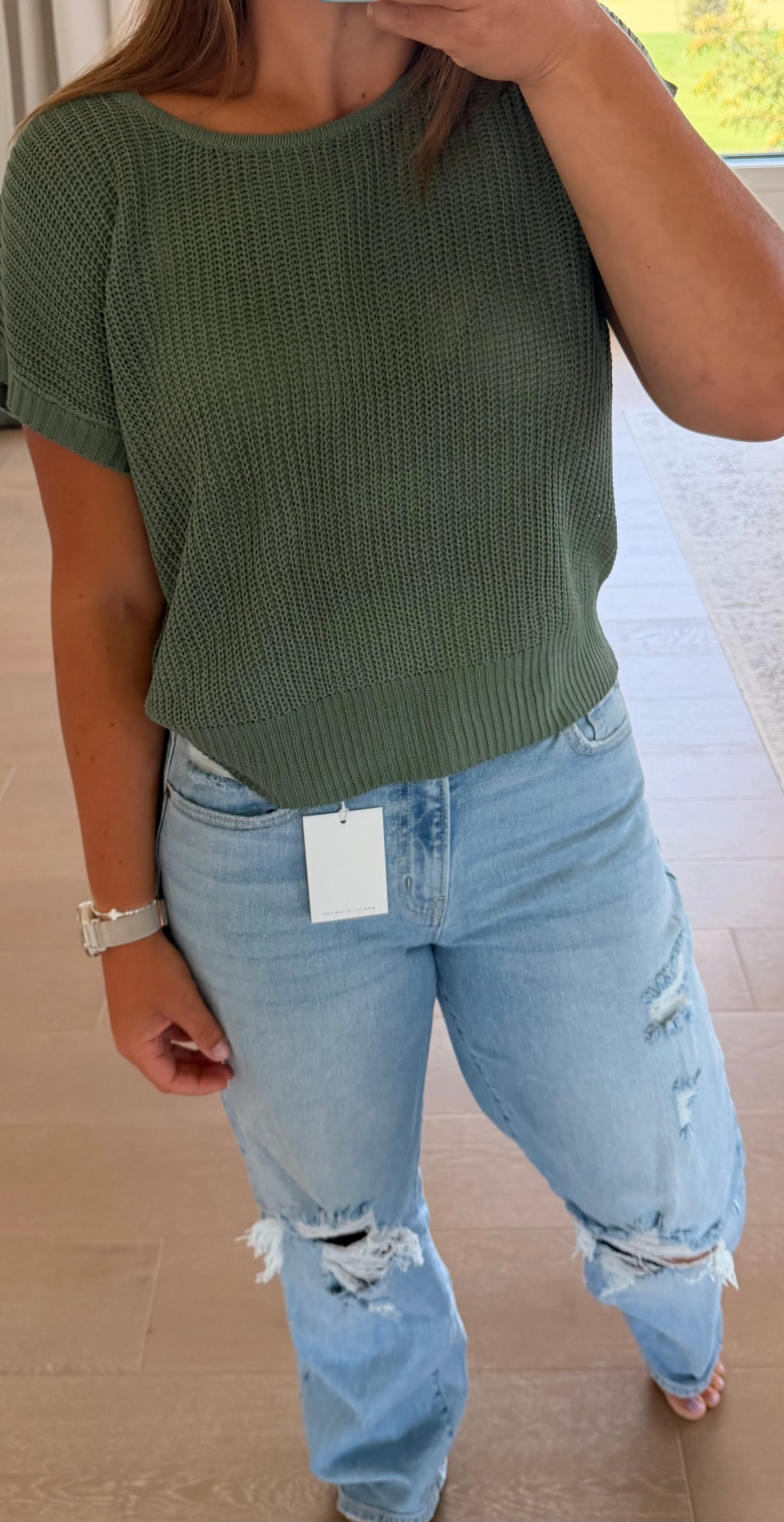 The Heather Knit Top