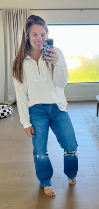 The Iris Textured Pullover