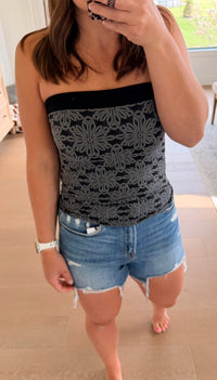 The Double Dare Strapless Top