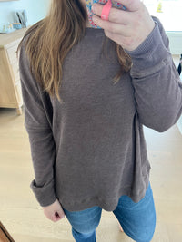 The Easy Waffle Knit Top