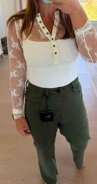 The Tara Lace Henley