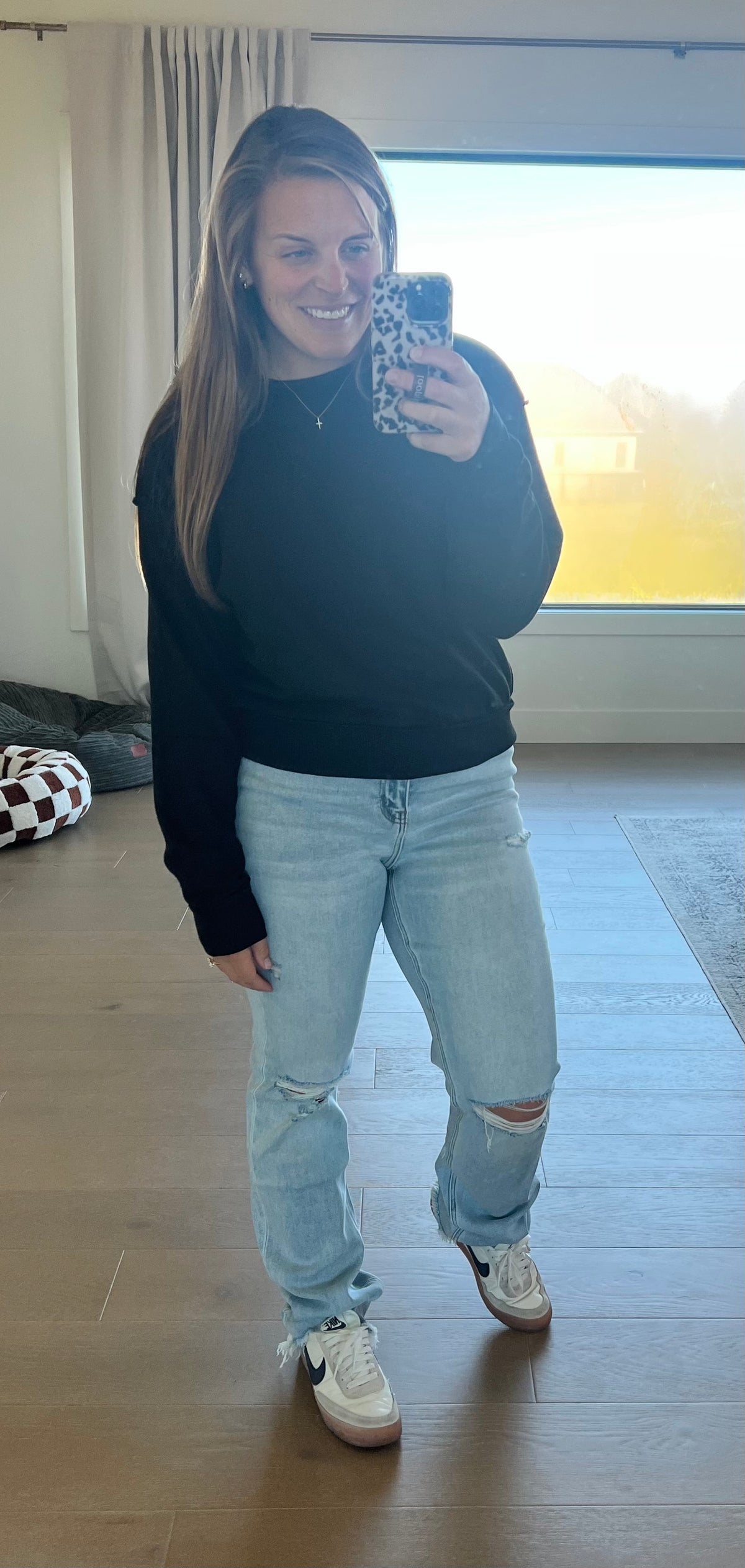 The Onyx Reverse Seam Sweatshirt