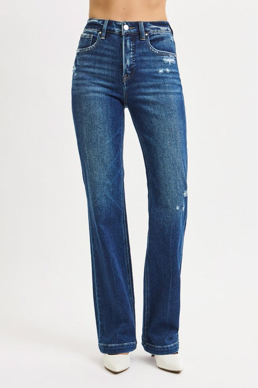 The Aylee Highrise Straight Jeans