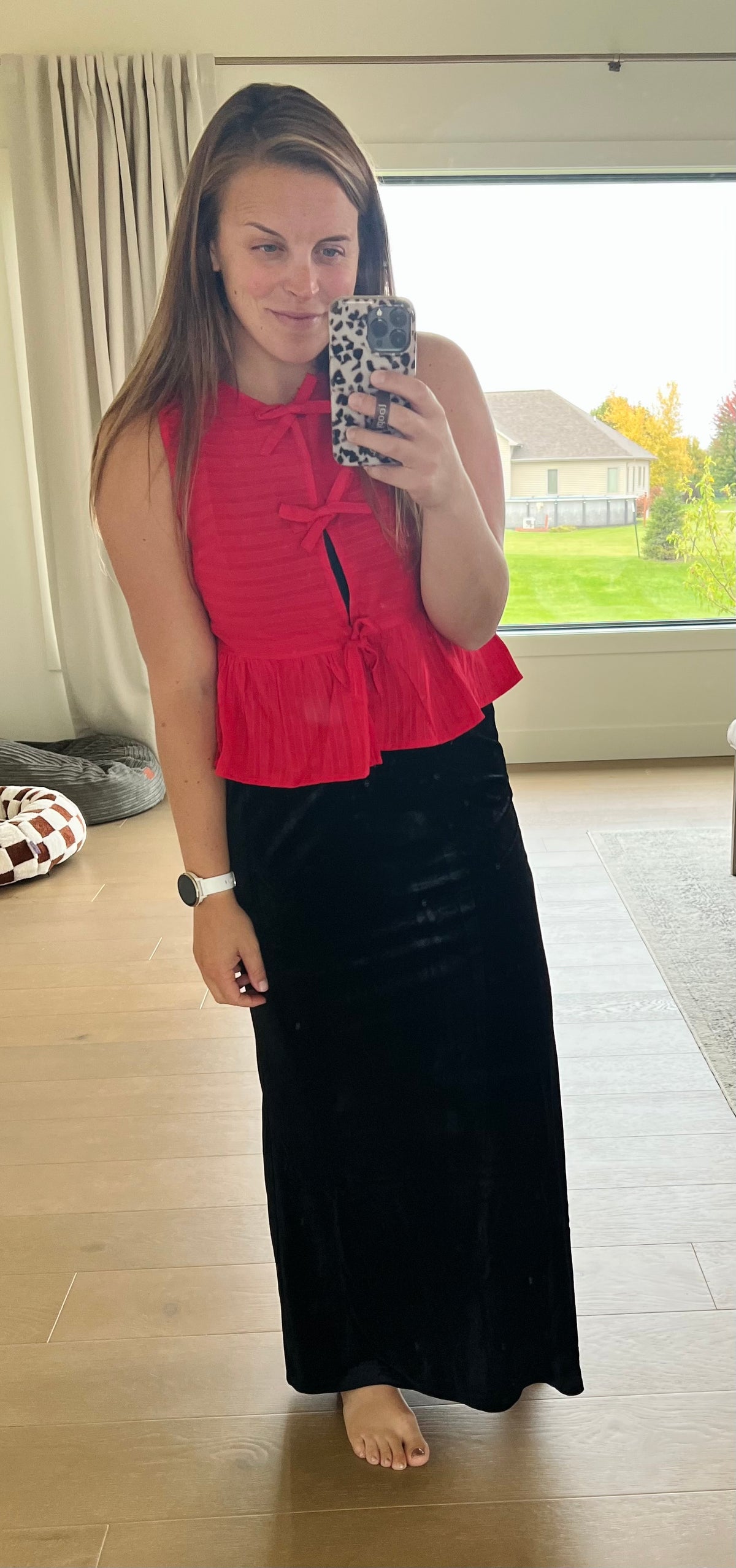 The Holly Tie Top