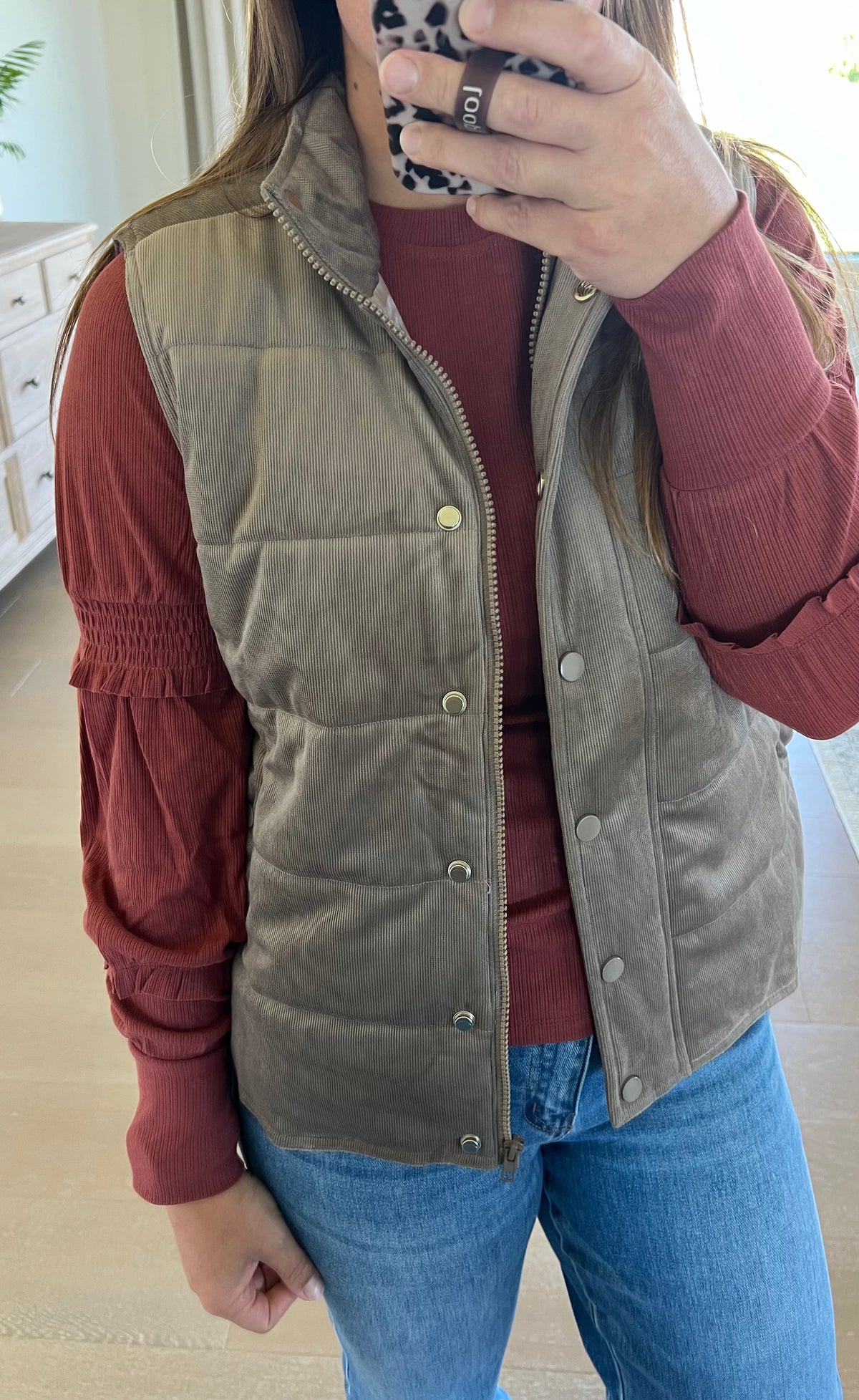 The Melanie Corduroy Vest