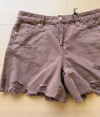 The Java Chip Boyfriend Midi Shorts