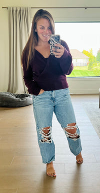 The Spiced Wrap Sweater