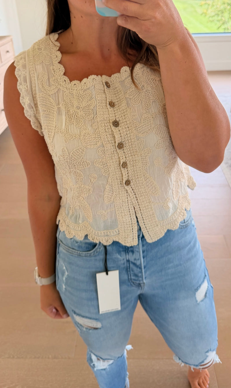 The Maria Crochet Top