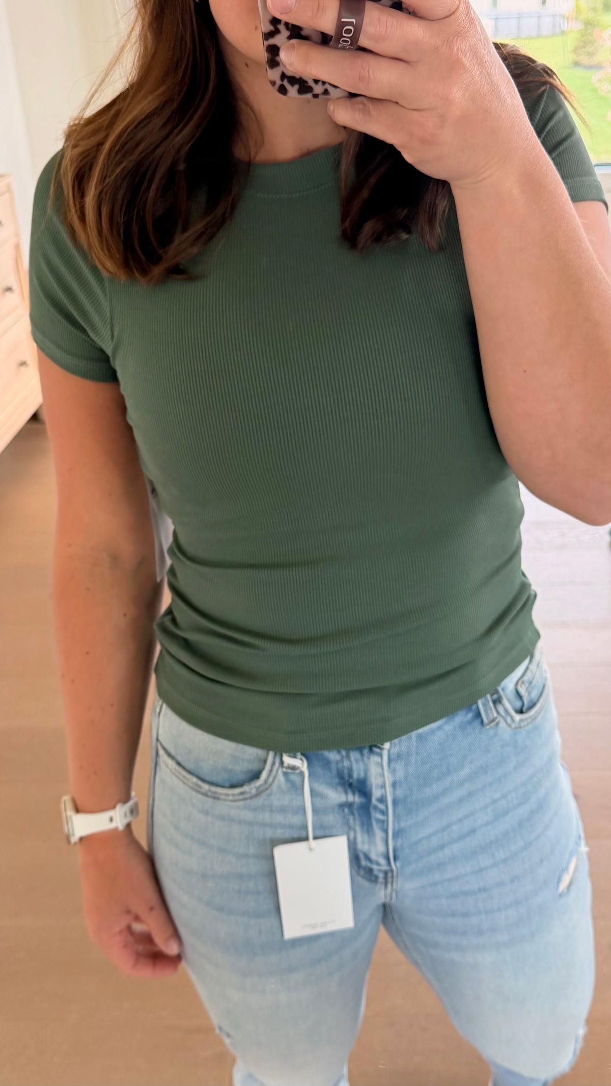 The Best Basic Tee W/ Built In Bra