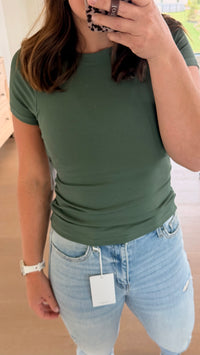 The Best Basic Tee W/ Built In Bra