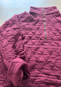 The Katrina Quilted Pullover