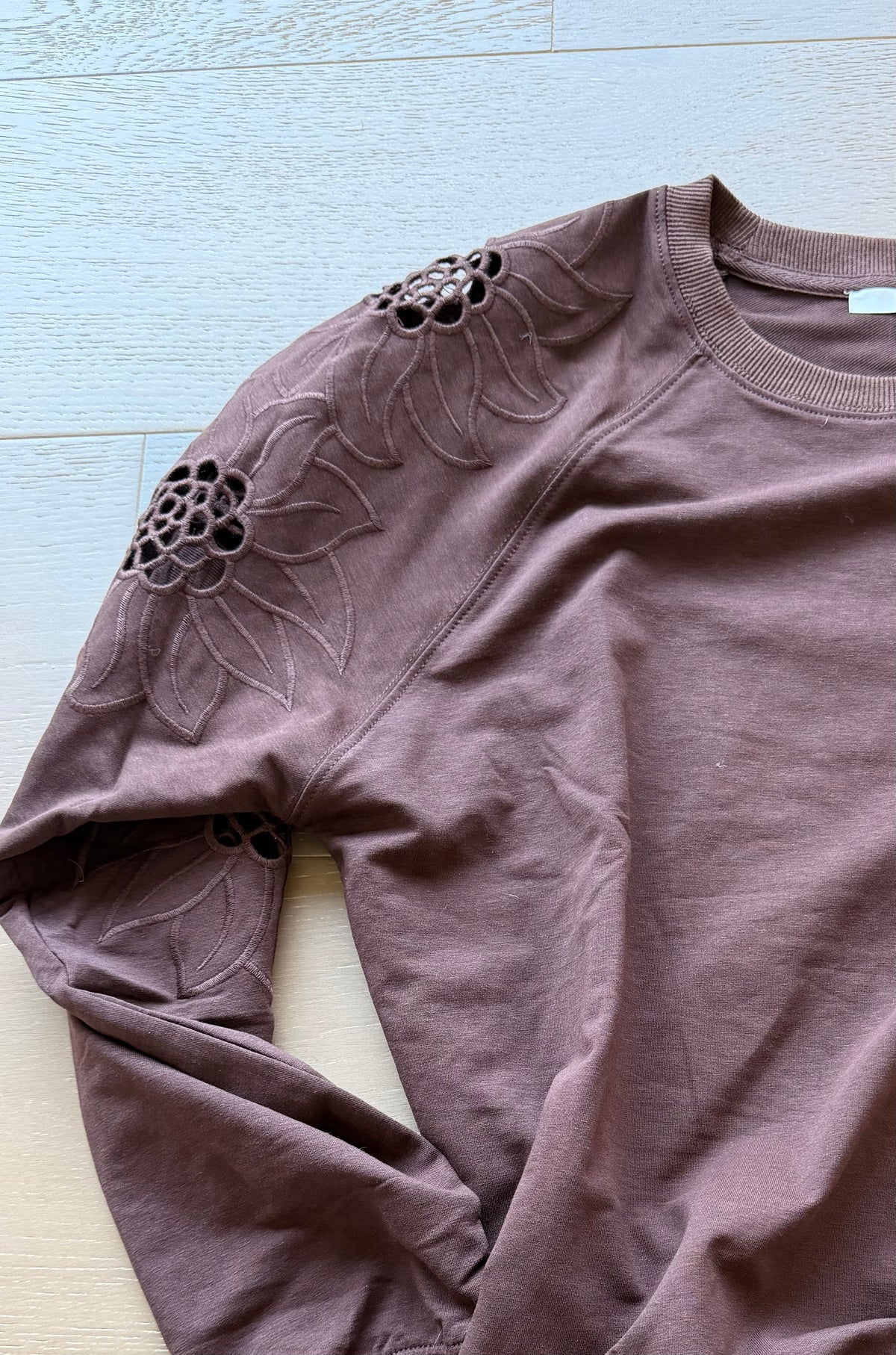 The Cross My Heart Floral Sleeve Cardigan