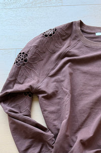 The Cross My Heart Floral Sleeve Cardigan