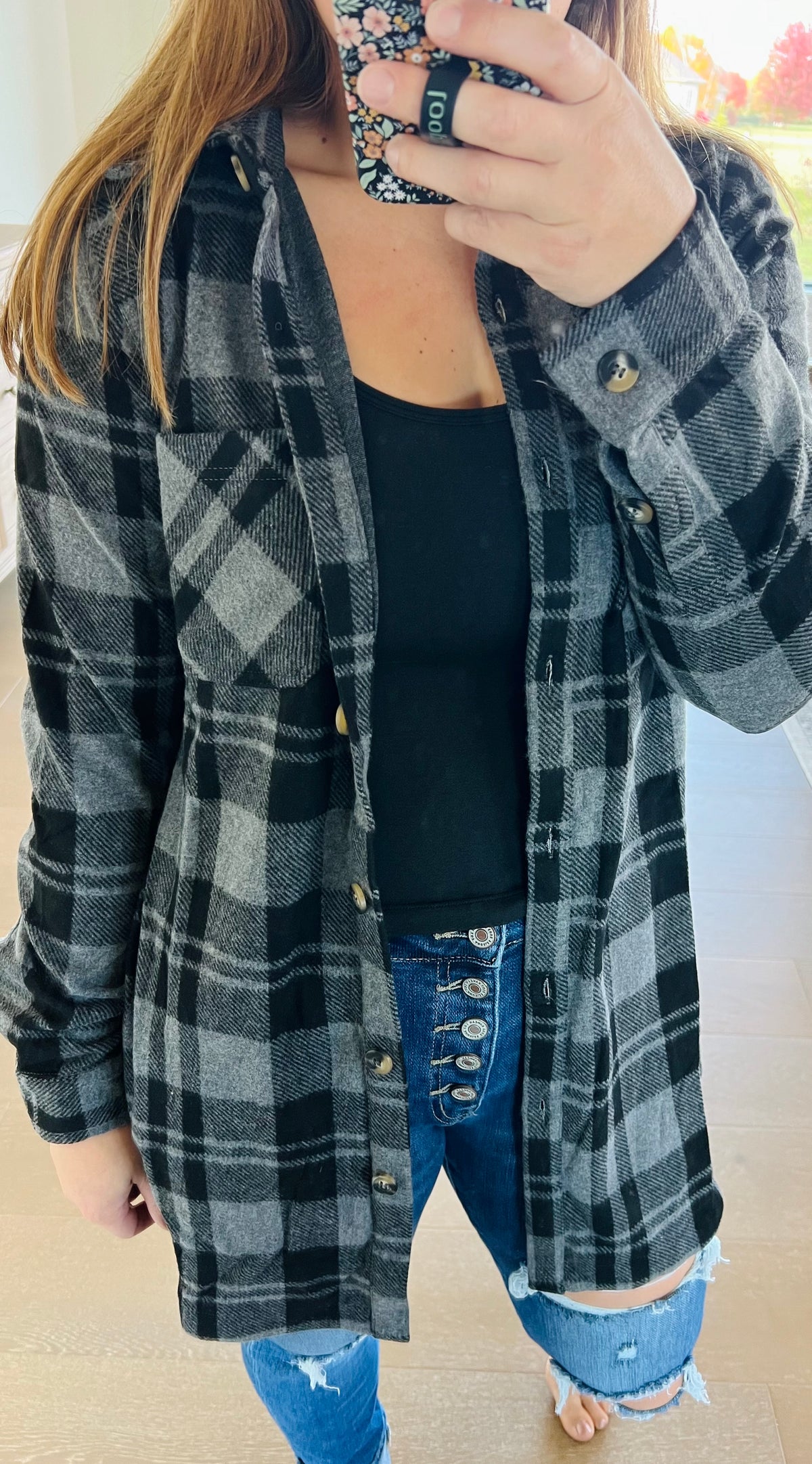 The Hike Flannel Tunic