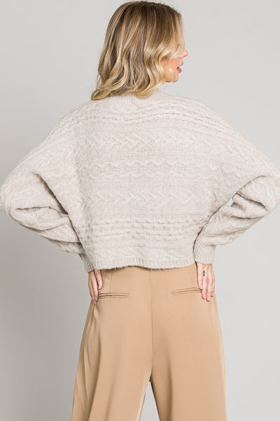 The Oat Cropped Sweater