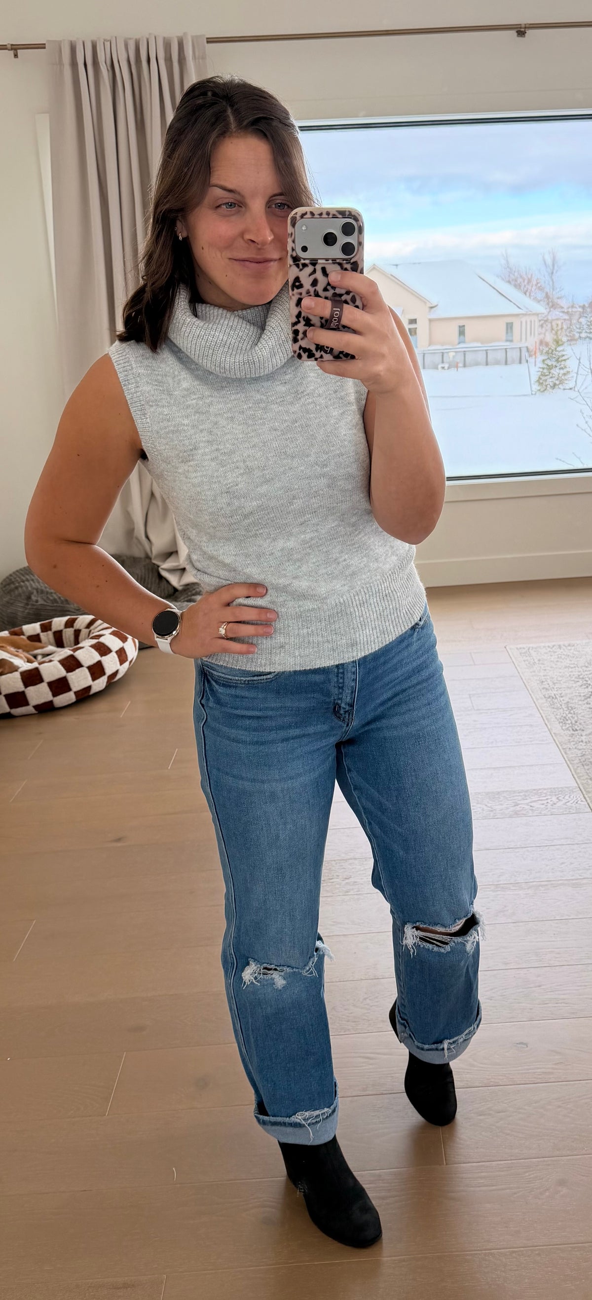 The Grace Turtleneck Cropped Sweater