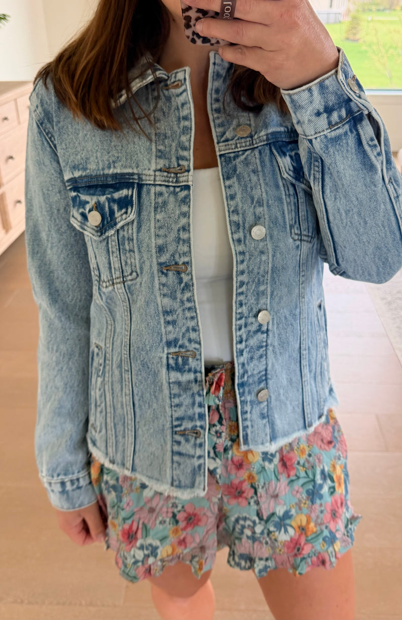 The Catch You Later Denim Jacket