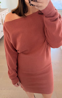 The Sunset Sweater Mini Dress