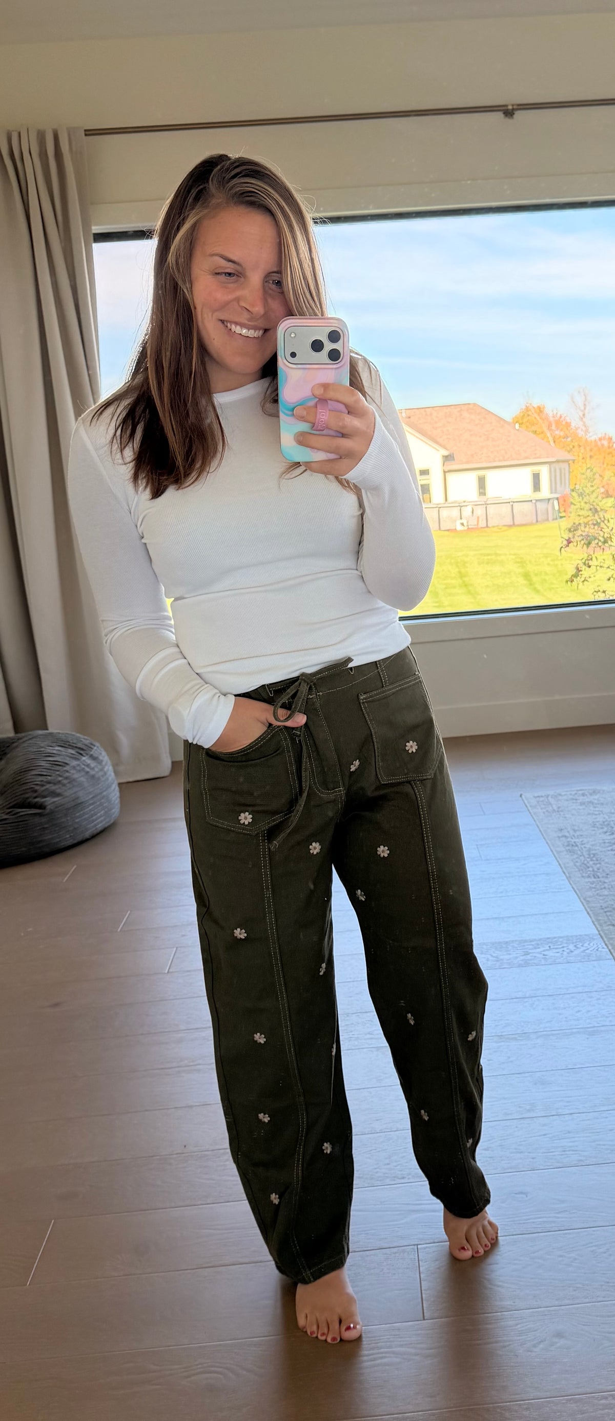 The Daisy Barrel Leg Pants