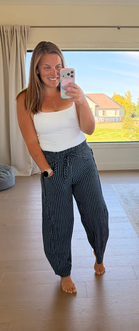 The Carmella Pinstripe Pants