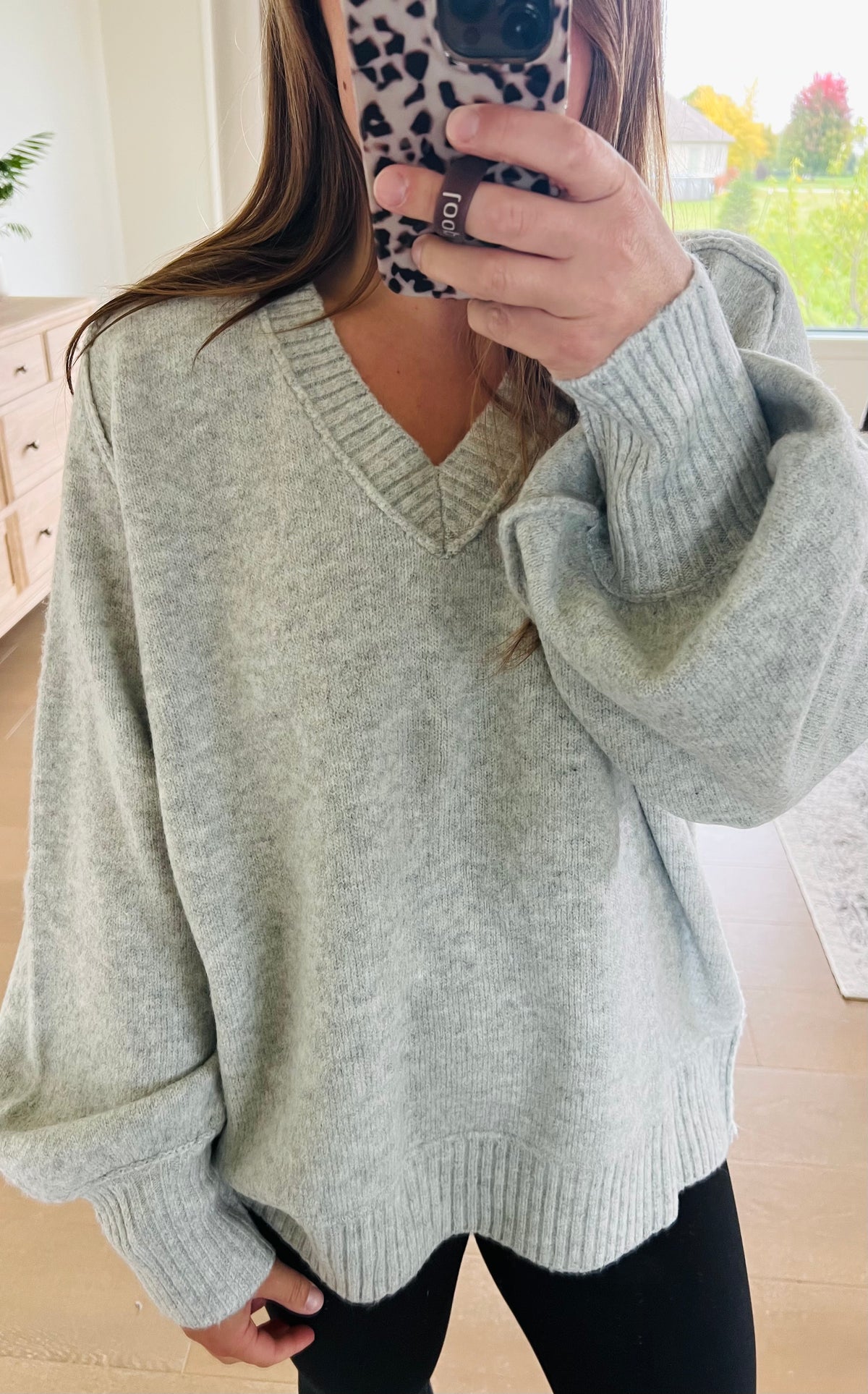 The Comfort Oversized Vneck Sweater