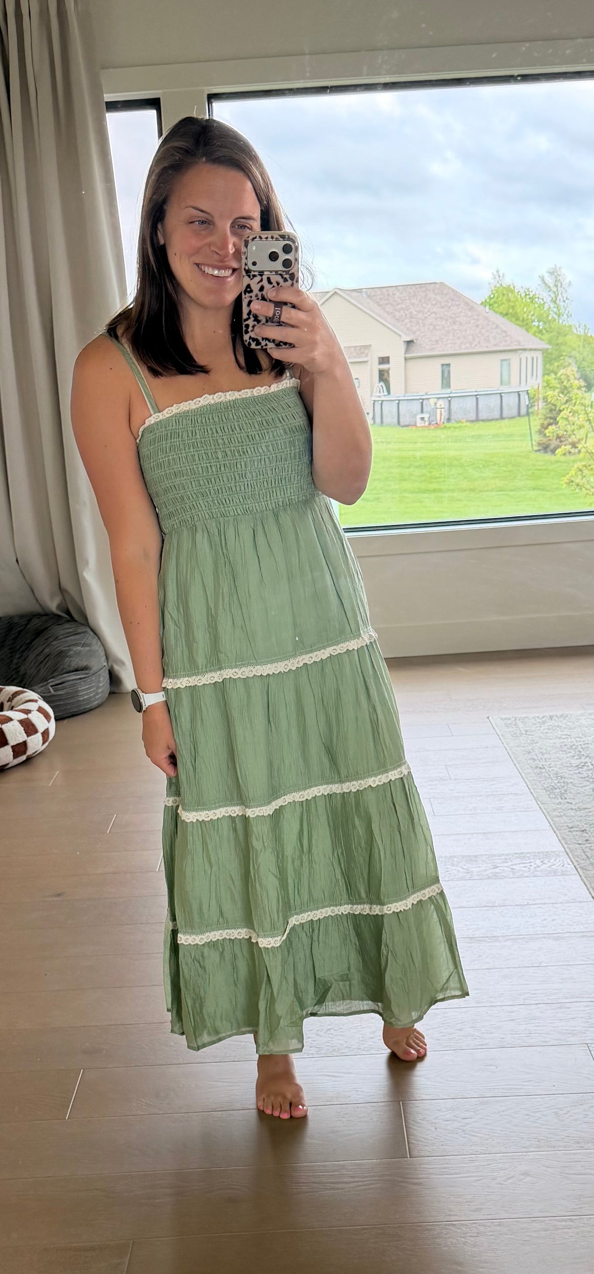 The Whitney Smocked Dress