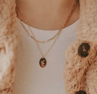 The Madeline Gold Filled Paperclip Necklace