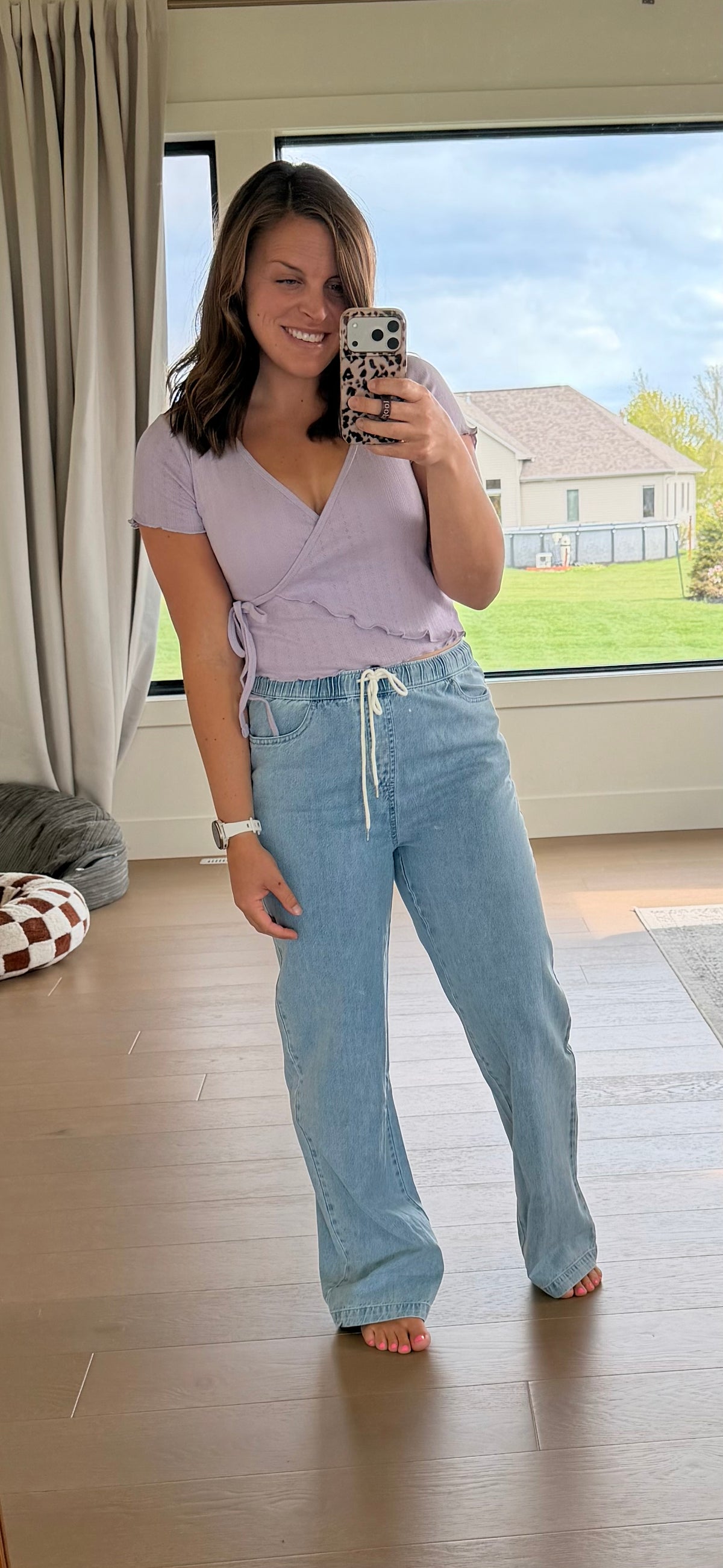 The Sweet Iced Tea Wrap Top
