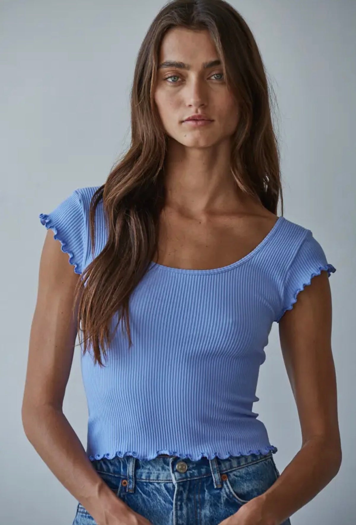 The Island Time Cropped Tee