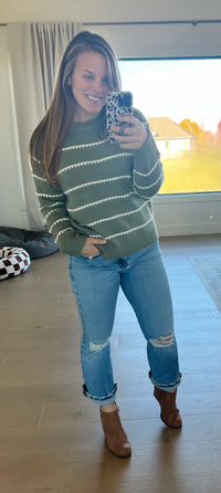 The Olive Stitch Sweater