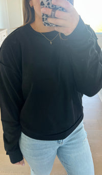 The Onyx Reverse Seam Sweatshirt