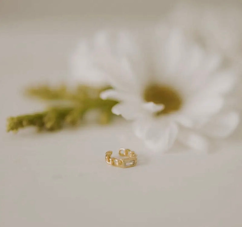 The Sophie Baguette Diamond Ear Cuff
